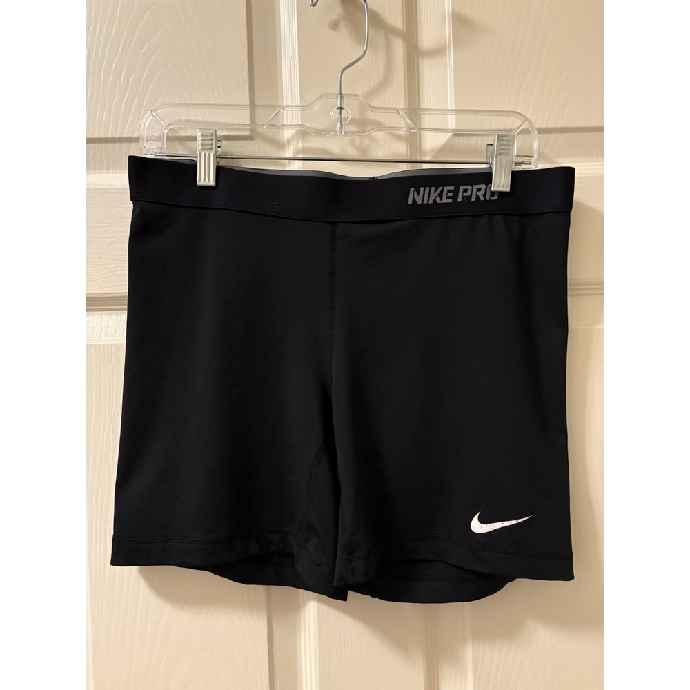 NIKE PRO Women's 6" Volleyball/Yoga/Gym Shorts-Black 458655-010 Size X-Large XL